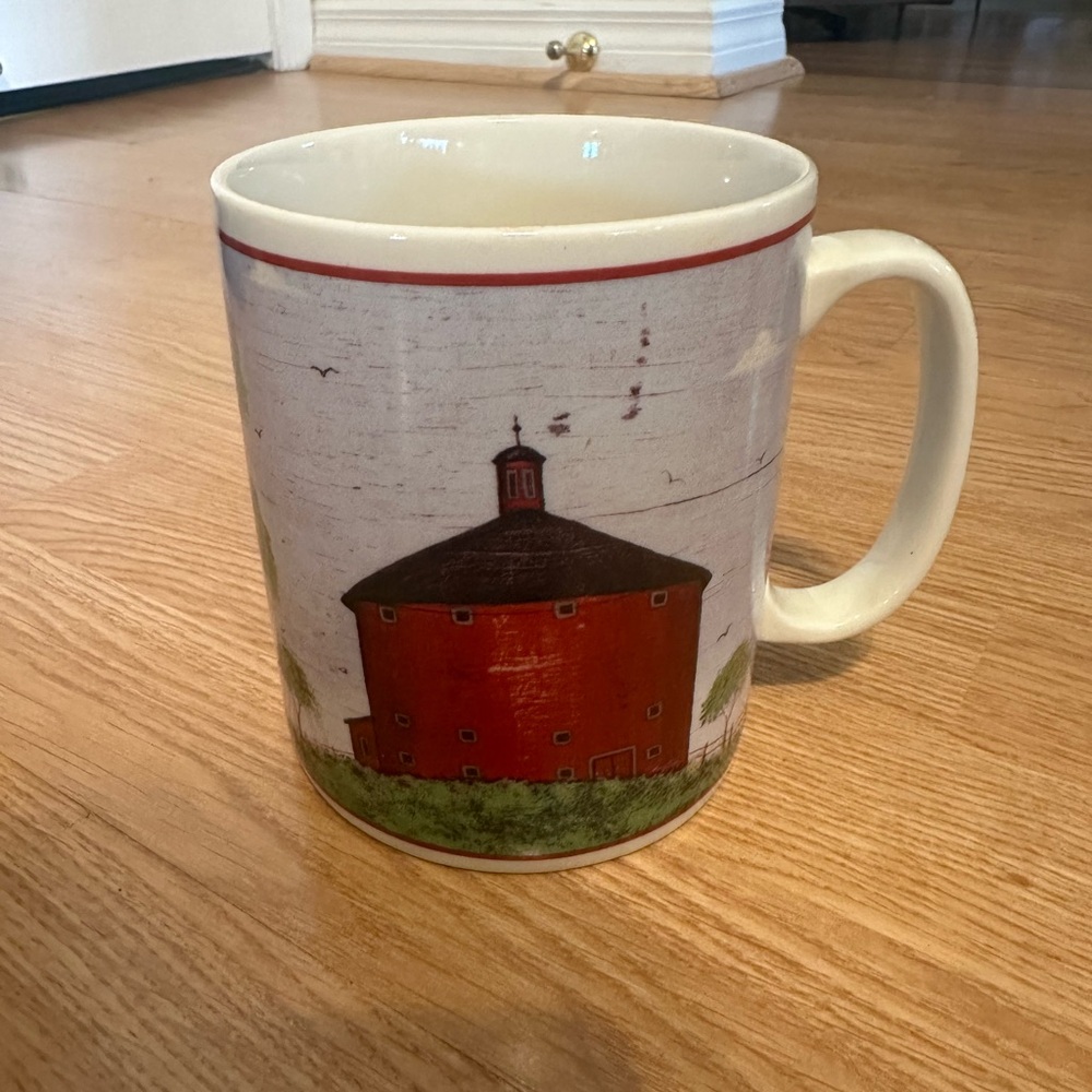 Red Barn Ceramic Mug by Warren Kimble